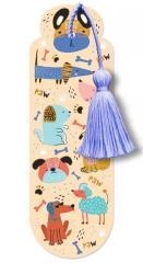 Zakładka z chwostem Kolorowe psy