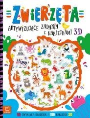 Zwierzęta. Aktywizujące zadania z naklejkami 3D