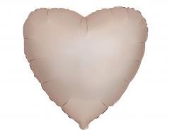 Balon foliowy 46cm Serce matowe Starlight Gold
