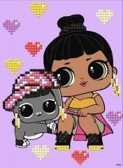 Diamentowa mozaika - LOL Honey Bun 15x20cm