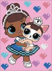 Diamnetowa mozaika - LOL Miss Baby 15x20cm