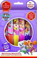 Dmuchane markery Psi Patrol 6 kolorów