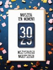 Karnet Urodziny 30