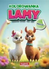 Kolorowanka Lamy z naklejkami