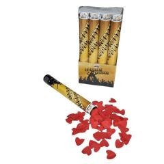 Konfetti pneumatyczne serca czerwone