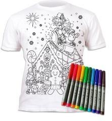 Koszulka do wielokrotnego kolorowania Piernik 5-6