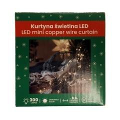 Kurtyna świetlna LED zimnobiałe 6,8m