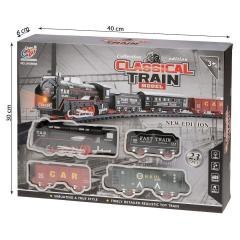 Lokomotywa z torami na baterie