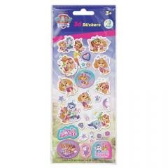 Naklejki 3D Szczeniaki-Jednorożce