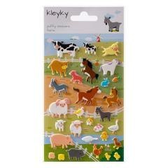 Naklejki wypukłe Farma