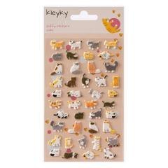 Naklejki wypukłe Koty