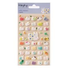 Naklejki wypukłe Króliki