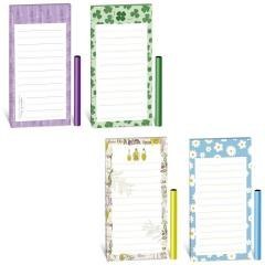 Notes z magnesem i ołówkiem 60K 7x14cm MIX