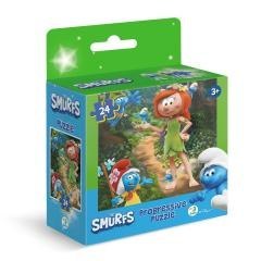 Puzzle 24 Smerfy Księżniczka w lesie