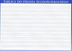 Tablica do pisania suchościeralnego