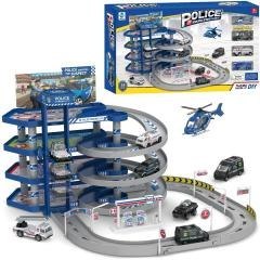 Tor parking policyjny z pojazdami