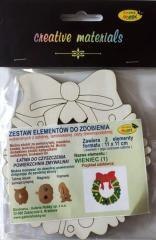 Zestaw elementów do zdobienia BN 11x11cm 2szt