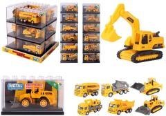 Autko w klocku 1:64 budowlane MIX