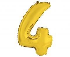 Balon foliowy 4 złoty 35cm