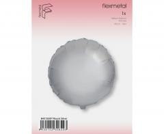 Balon foliowy Okrągły srebrny 45cm