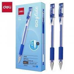 Długopis żelowy 0,5mm Daily niebieski (12szt) DELI