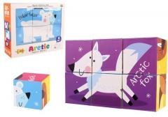 Klocki puzzle dla dzieci 6el MIX