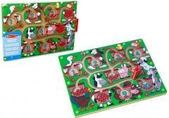 Labirynt magnetyczny drewniany