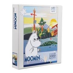 Puzzle 1000 Artystyczne Muminki Na Moście