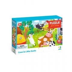 Puzzle Krowy i kozy 30el