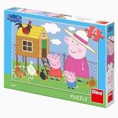 Puzzle Świnka Peppa 24el
