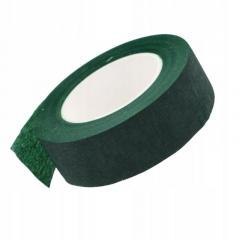 Taśma florystyczna zielona 12mmx20m