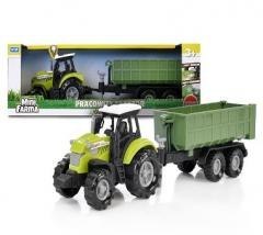 Traktor z przyczepą