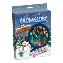 Zestaw do tworzenia obrazów z drewna - Kula śniegu