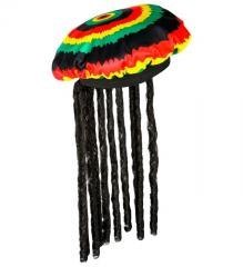 Czapka rasta z dredami