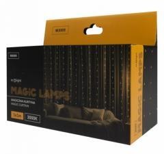 Magiczna kurtyna 100led 1mx1m 3000K,DC5V