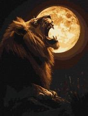 Malowanie po numerach - Nocny drapieżnik 30x40cm