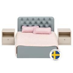 Meble do sypialni do domku dla lalek basic