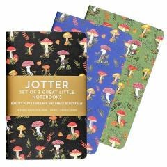 Notatniki Jotter Grzyby 9x14cm (3szt)