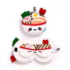 Poduszka podróżna i maska na oczy Nori Miska Ramen