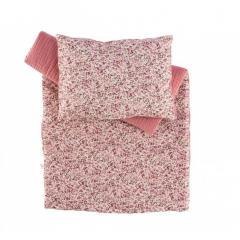 Pościel Martina do łóżeczka dla laki róż