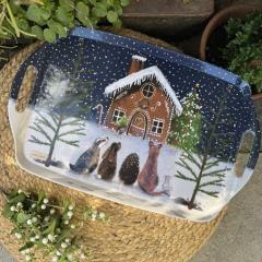 Taca duża Dom z piernika Święta BN