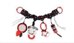 Zawieszka na wózek kontrastowa krowa