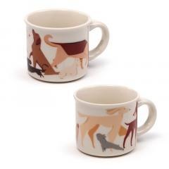 Filiżanki porcelanowe do espresso Bark Dog