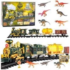 Kolejka pociąg R/C Dinozaury światło, dźwięk, dym