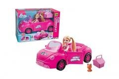 Lalka z samochodem