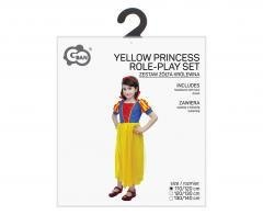 Strój dla dzieci Żółta królewna 110/120cm