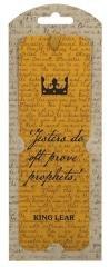 Szekspir Zakładka papierowa - Król Lear