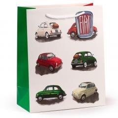 Torba na prezenty Fiat 500 Retro Repeat L