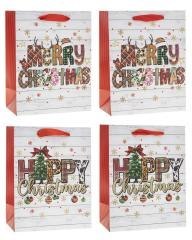 Torebka prezentowa L Boże Narodzenie mix