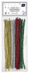 Druciki kreatywne 30cm Metallic 32szt
